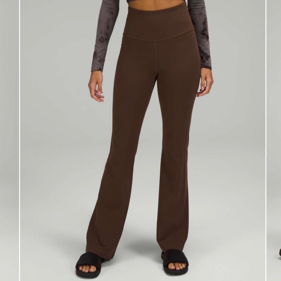 Lululemon Groove Super-High-Rise Flared Pant *Nulu Java